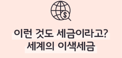 (2월) ⏩이런 것도 세금이라고? 세계의 이색세금 _임모명 기자
